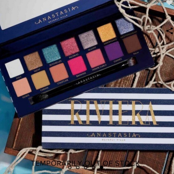 Riviera Eyeshadow Palette Anastasia Beverly Hills Discontinued NEW - Picture 4 of 14